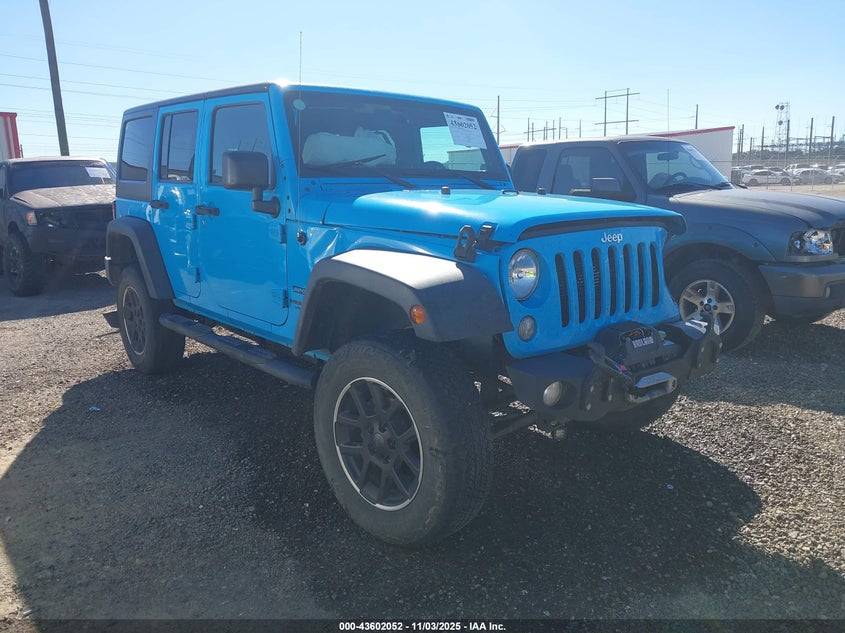 2017 JEEP WRANGLER UNLIMITED SPORT 4X4 - 1C4BJWDG9HL672892