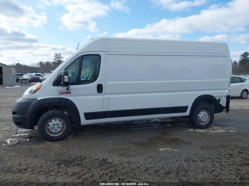 2022 Ram Promaster 2500 High Roof 159 Wb VIN: 3C6LRVDG3NE123255 Lot: 43602180