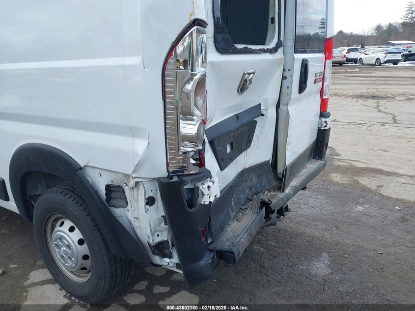 2022 Ram Promaster 2500 High Roof 159 Wb VIN: 3C6LRVDG3NE123255 Lot: 43602180