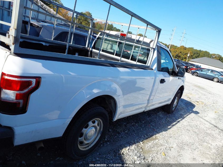 2018 Ford F-150 Xl VIN: 1FTMF1CB1JKD95492 Lot: 43602222