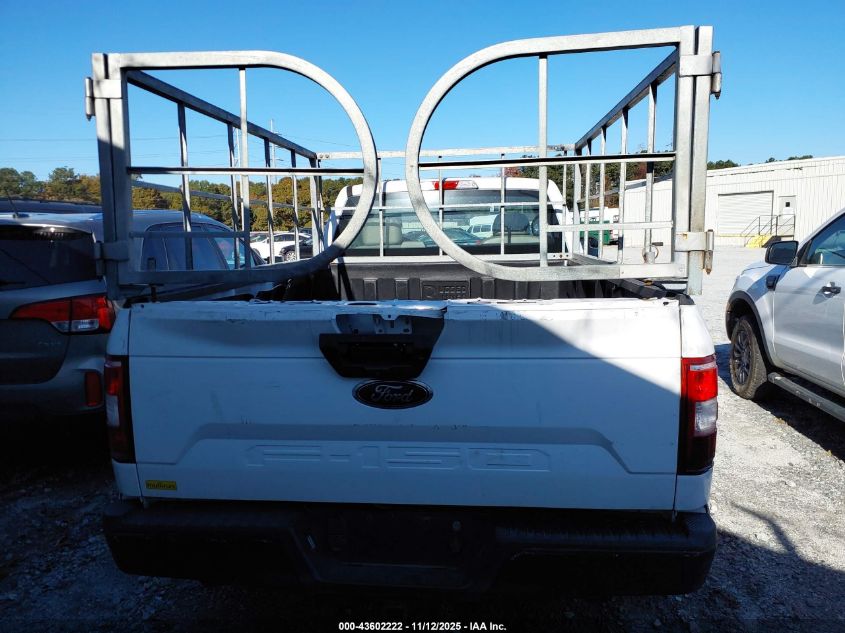 2018 Ford F-150 Xl VIN: 1FTMF1CB1JKD95492 Lot: 43602222