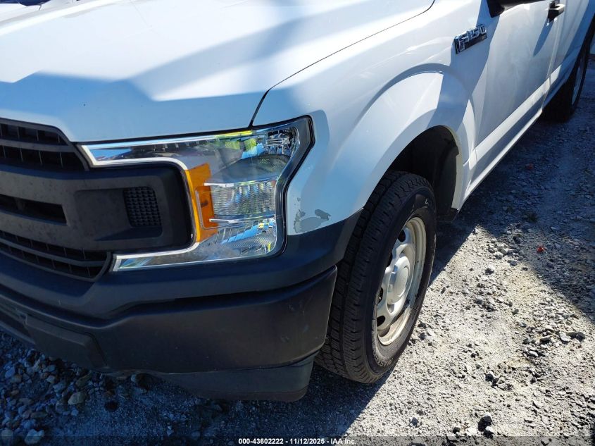 2018 Ford F-150 Xl VIN: 1FTMF1CB1JKD95492 Lot: 43602222