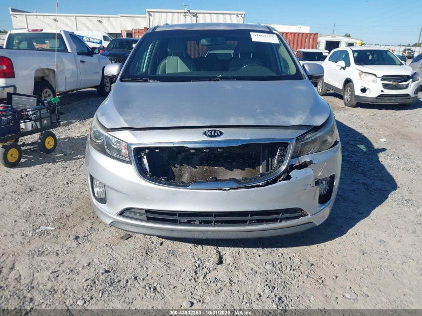 2015 Kia Sedona Ex VIN: KNDMC5C11F6022752 Lot: 43602253