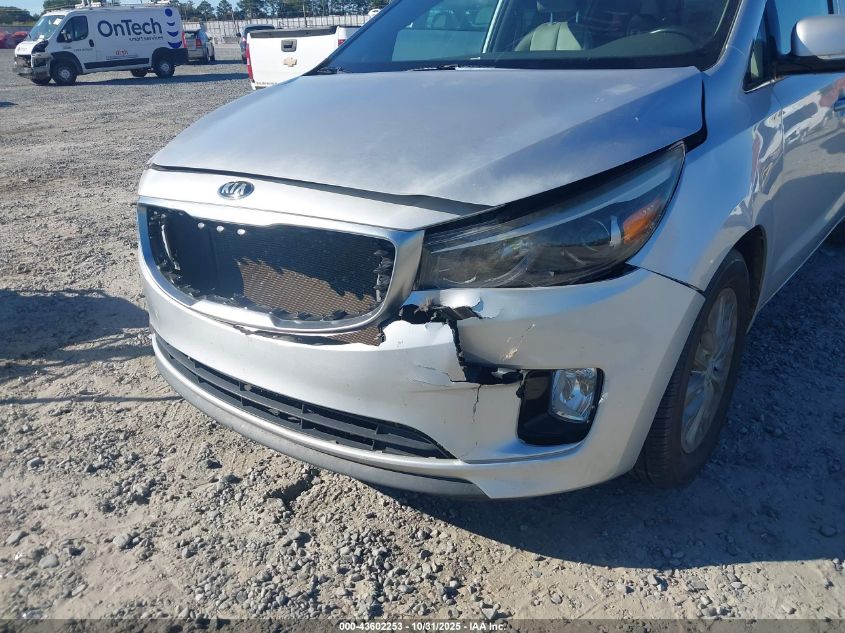 2015 Kia Sedona Ex VIN: KNDMC5C11F6022752 Lot: 43602253