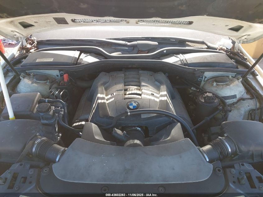 2006 BMW 750Li VIN: WBAHN83556DT30192 Lot: 43602263