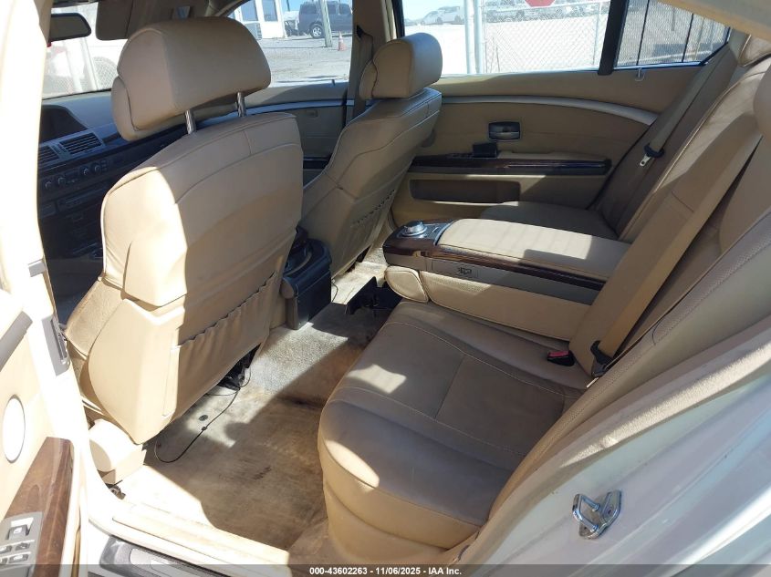 2006 BMW 750Li VIN: WBAHN83556DT30192 Lot: 43602263