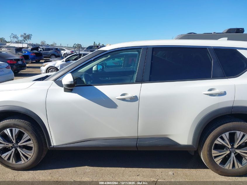 2022 Nissan Rogue Sv VIN: 5N1BT3BB8NC720003 Lot: 43602264