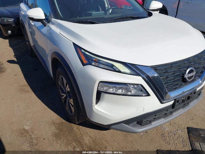 2022 Nissan Rogue Sv VIN: 5N1BT3BB8NC720003 Lot: 43602264