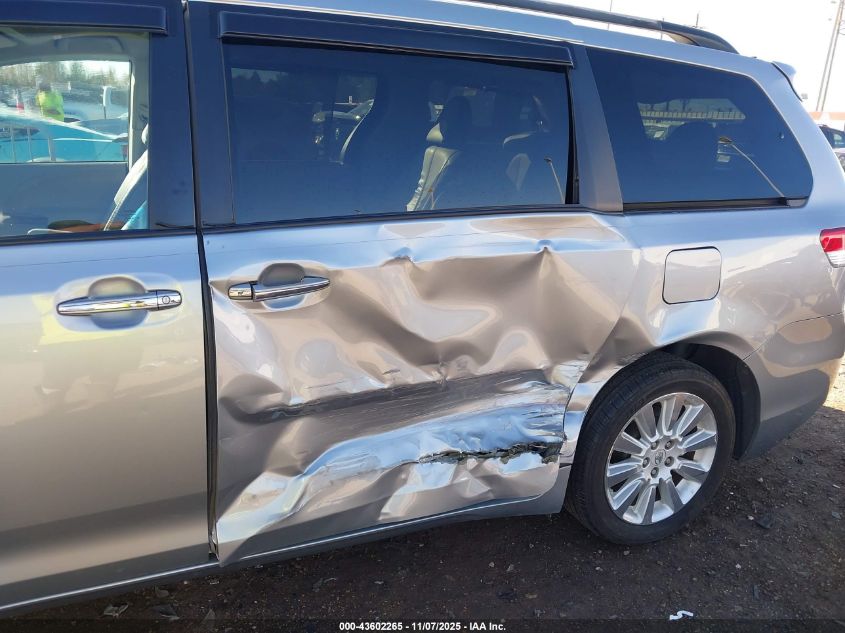 2011 Toyota Sienna Limited V6 VIN: 5TDYK3DC8BS160713 Lot: 43602265