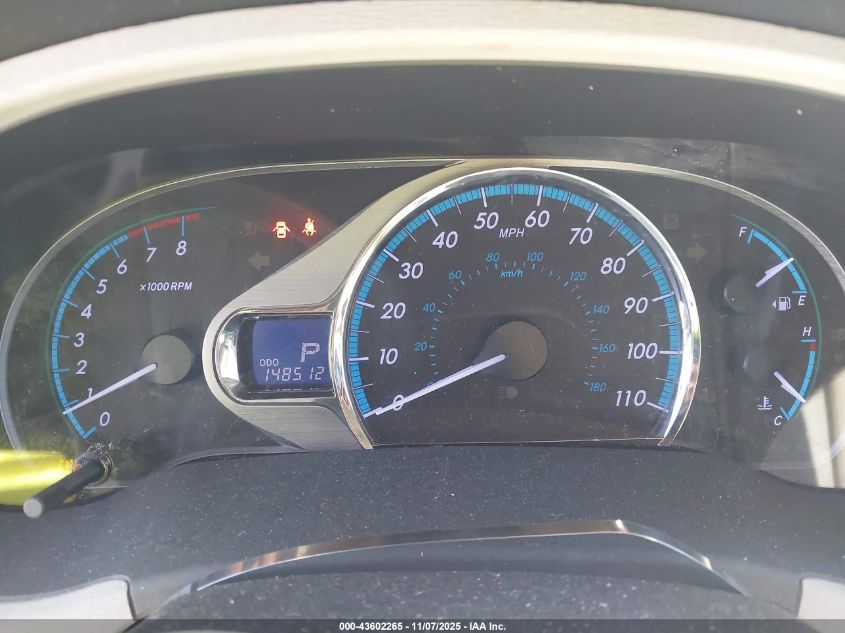 2011 Toyota Sienna Limited V6 VIN: 5TDYK3DC8BS160713 Lot: 43602265