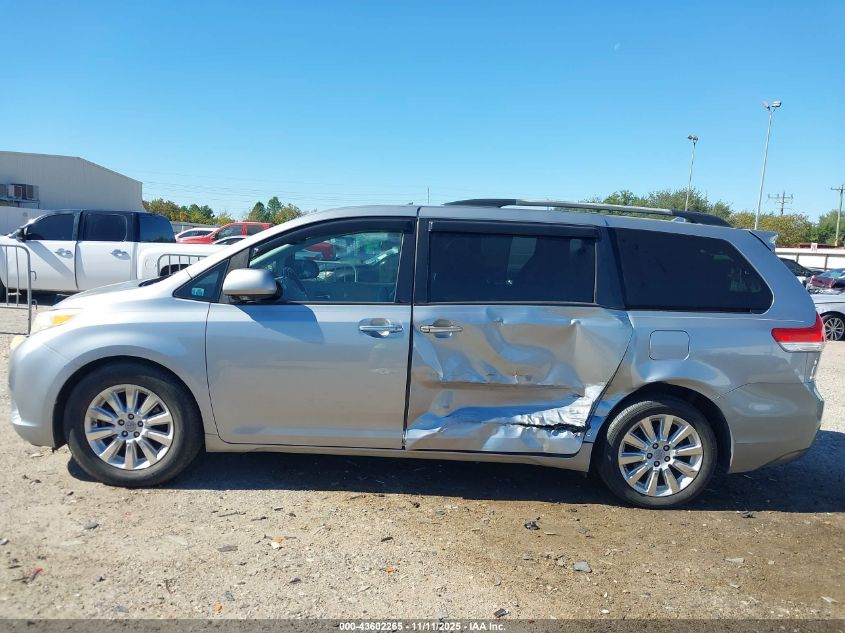 2011 Toyota Sienna Limited V6 VIN: 5TDYK3DC8BS160713 Lot: 43602265