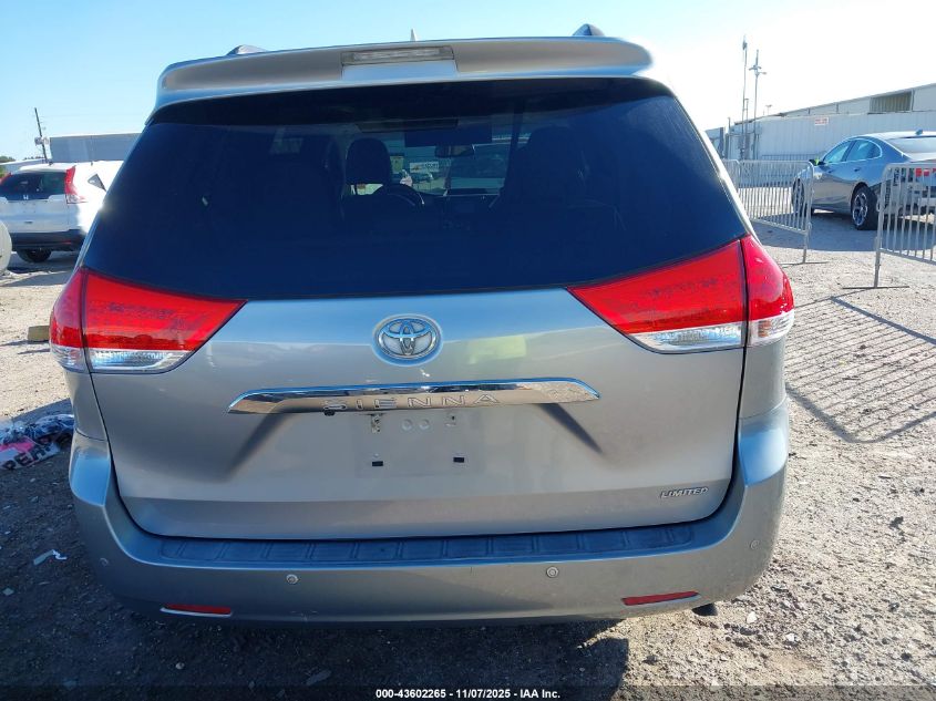 2011 Toyota Sienna Limited V6 VIN: 5TDYK3DC8BS160713 Lot: 43602265