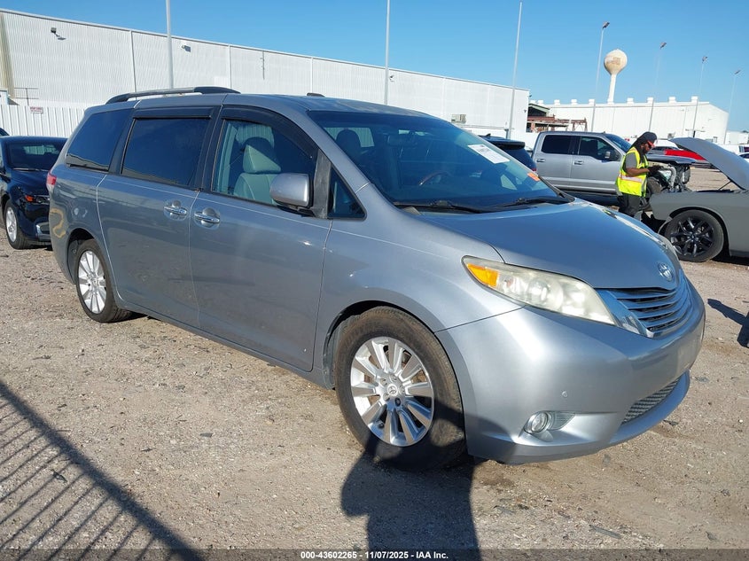 2011 Toyota Sienna Limited V6 VIN: 5TDYK3DC8BS160713 Lot: 43602265