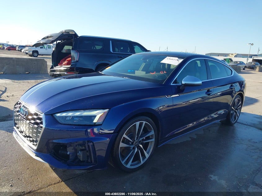 2022 Audi S5 Sportback Premium Tfsi Quattro Tiptronic VIN: WAUA4CF58NA032996 Lot: 43602286