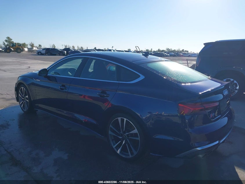 2022 Audi S5 Sportback Premium Tfsi Quattro Tiptronic VIN: WAUA4CF58NA032996 Lot: 43602286