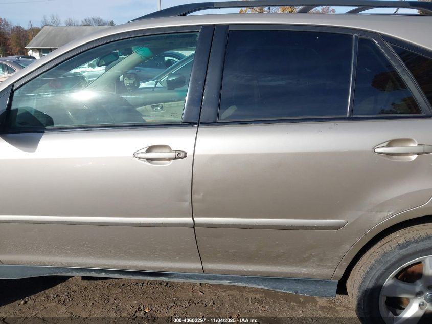 2005 Lexus Rx 330 VIN: 2T2HA31U35C052296 Lot: 43602297