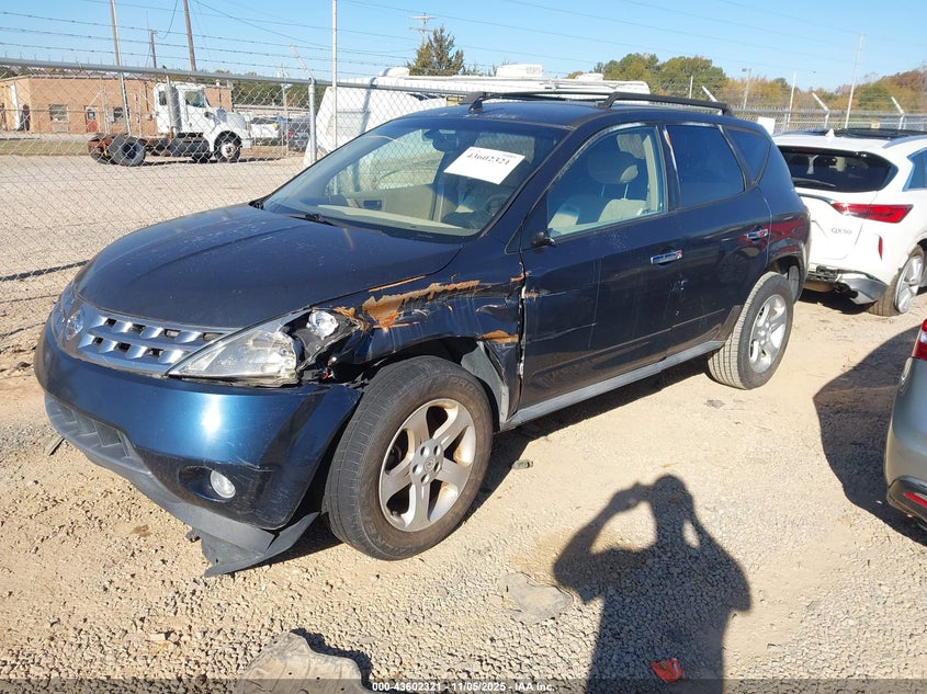JN8AZ08W05W430199 2005 NISSAN MURANO photo no. 2