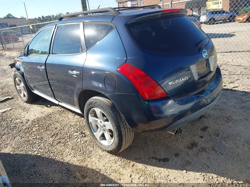 JN8AZ08W05W430199 2005 NISSAN MURANO photo no. 3