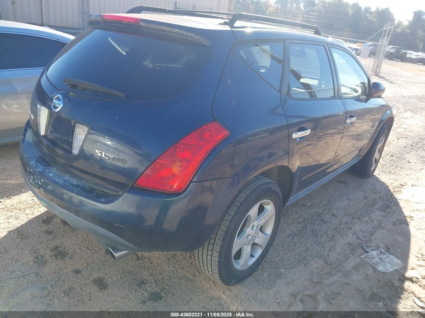 JN8AZ08W05W430199 2005 NISSAN MURANO photo no. 4