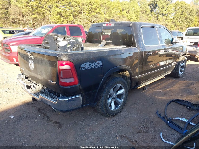 2019 RAM 1500 LIMITED  4X4 5'7 BOX - 1C6SRFHT1KN673778