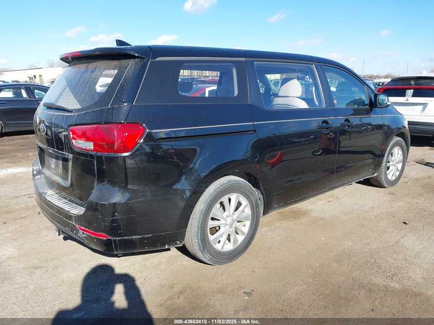 2016 KIA SEDONA L KNDMA5C12G6112628