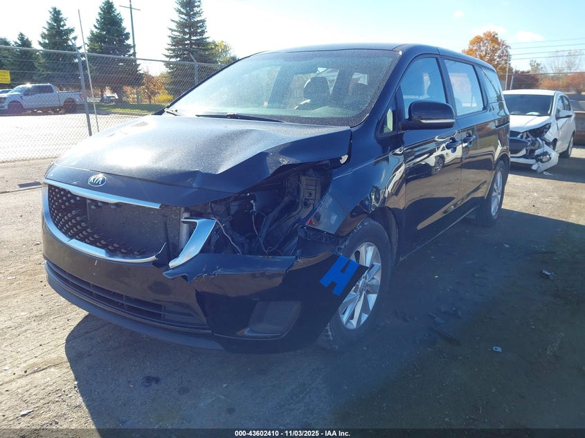 2016 KIA SEDONA L KNDMA5C12G6112628