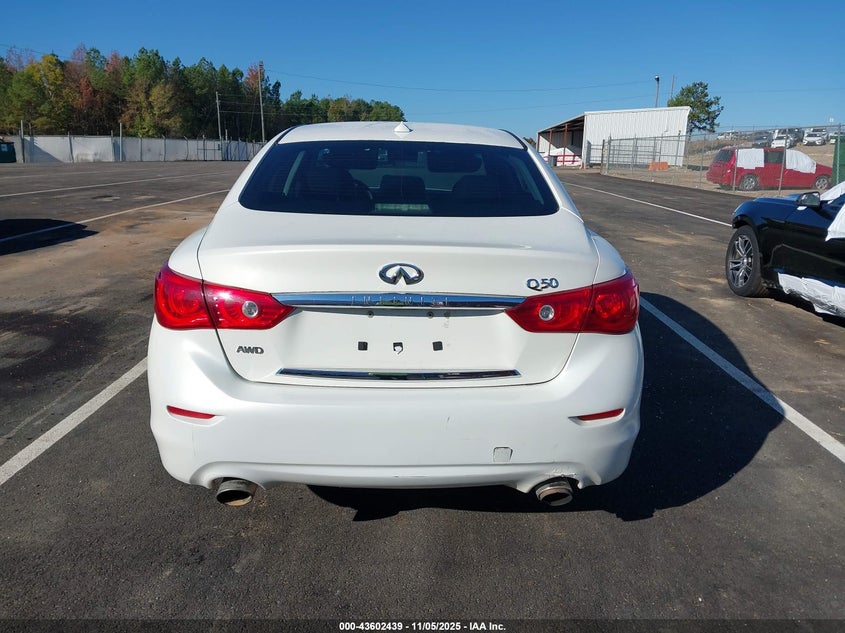 2015 INFINITI Q50 PREMIUM/SPORT - JN1BV7AR5FM398150