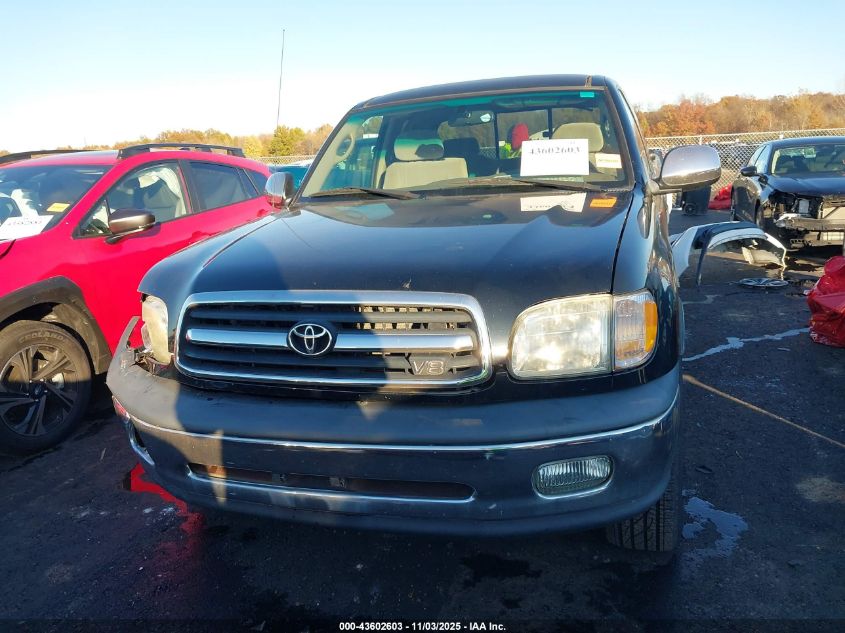 2002 Toyota Tundra Sr5 V8 VIN: 5TBRT34172S300355 Lot: 43602603