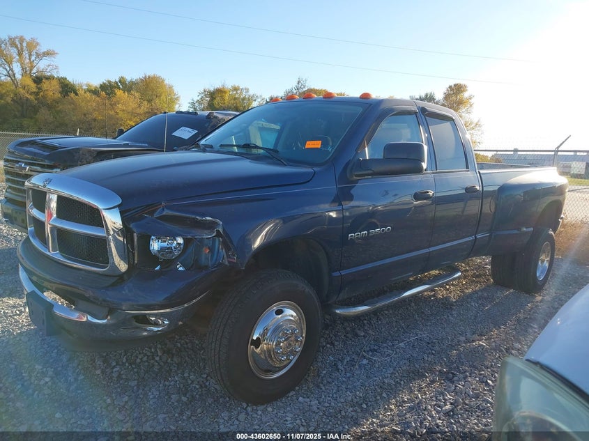 2003 Dodge Ram 3500 Slt/Laramie/St VIN: 3D7MU48C63G814915 Lot: 43602650