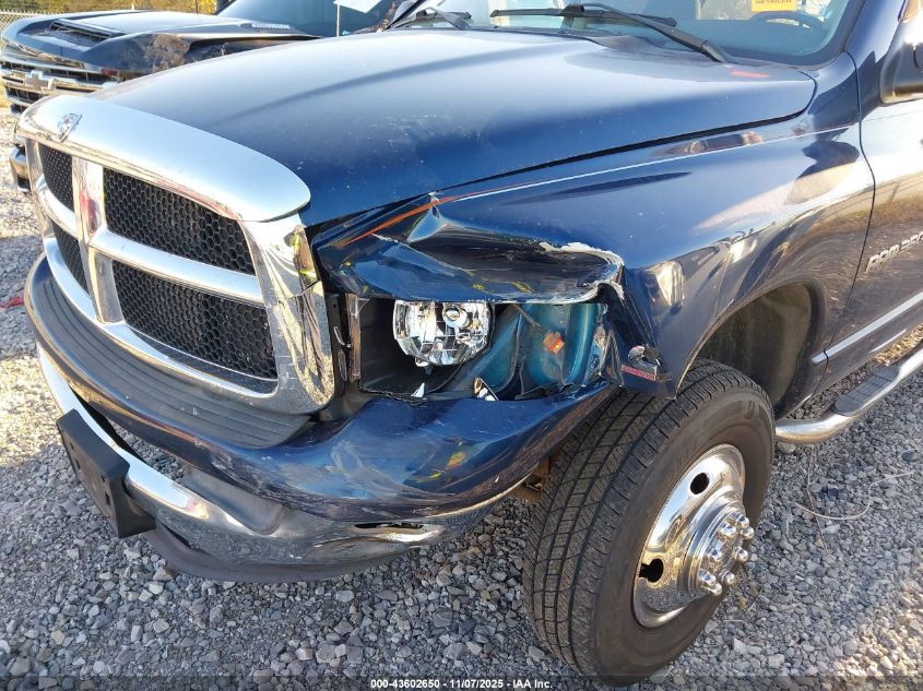 2003 Dodge Ram 3500 Slt/Laramie/St VIN: 3D7MU48C63G814915 Lot: 43602650