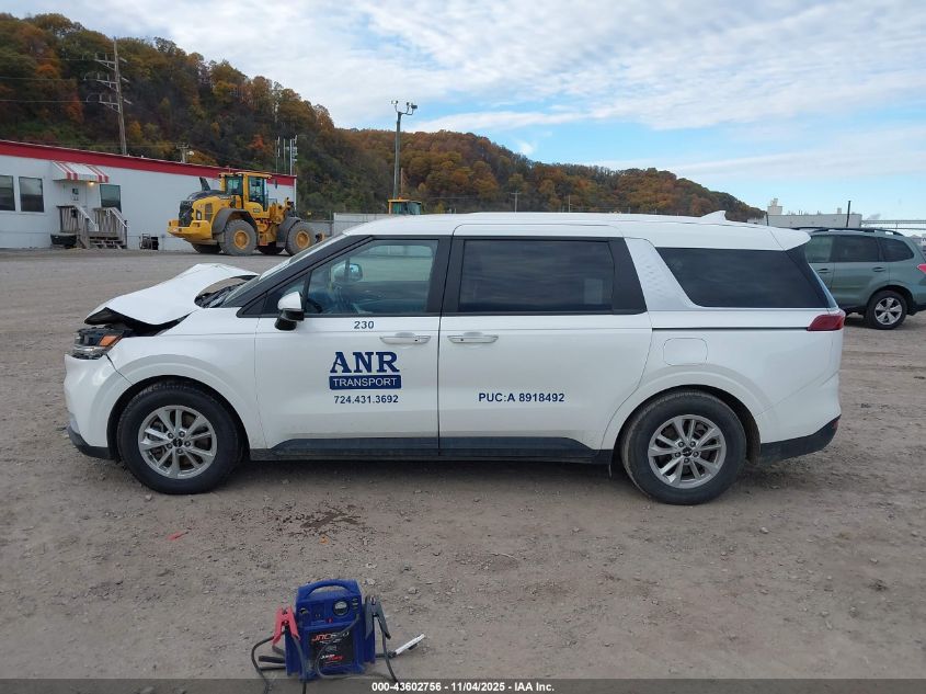 2024 Kia Carnival Mpv Lx Seat Package VIN: KNDNB4H30R6321682 Lot: 43602756