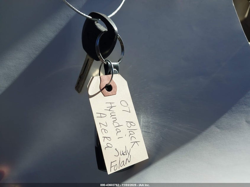 2007 Hyundai Azera Limited/Se VIN: KMHFC46F27A179100 Lot: 43602762