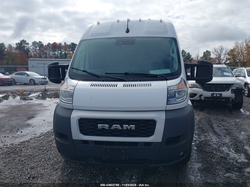 2022 RAM PROMASTER 2500 HIGH ROOF 136 WB 3C6LRVCG5NE110878