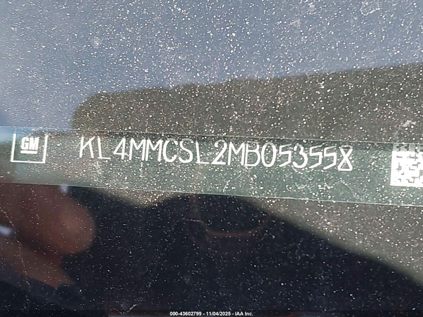 2021 Buick Encore Gx Awd Preferred VIN: KL4MMCSL2MB053558 Lot: 43602799