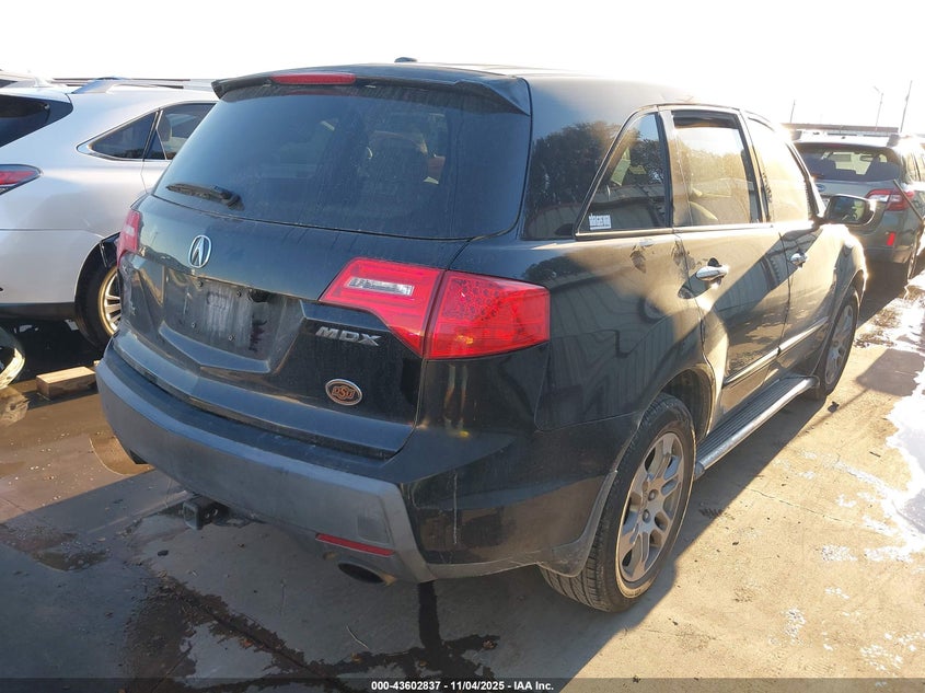 2HNYD28469H513895 2009 ACURA MDX photo no. 4
