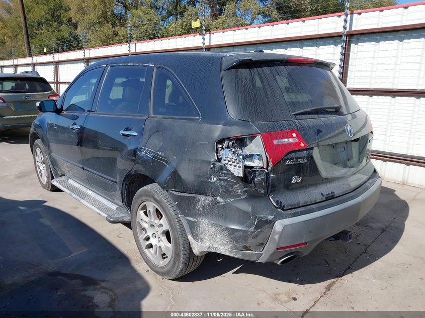 2HNYD28469H513895 2009 ACURA MDX photo no. 3