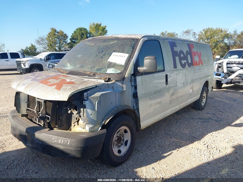 2012 Chevrolet Express 2500 Work Van VIN: 1GCWGGCG1C1187870 Lot: 43602855