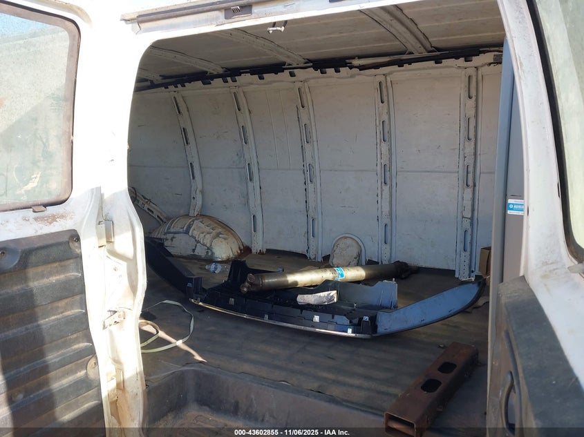 2012 Chevrolet Express 2500 Work Van VIN: 1GCWGGCG1C1187870 Lot: 43602855