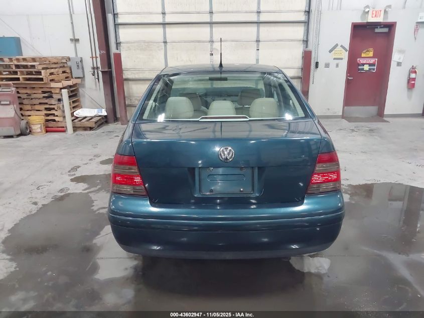 2001 Volkswagen Jetta Gl VIN: 3VWRS29M81M033004 Lot: 43602947
