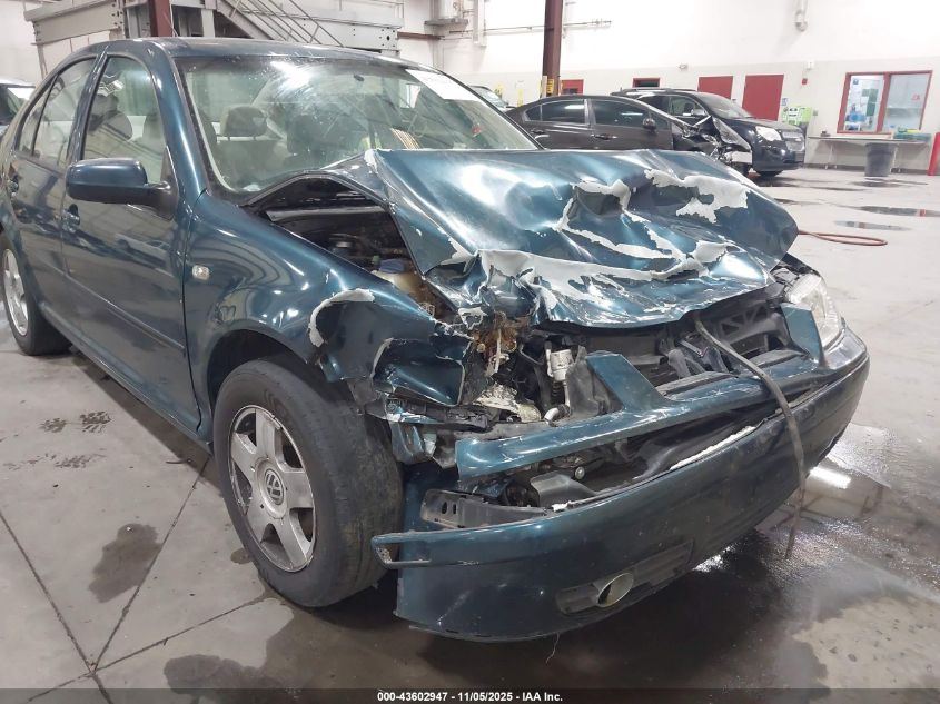 2001 Volkswagen Jetta Gl VIN: 3VWRS29M81M033004 Lot: 43602947