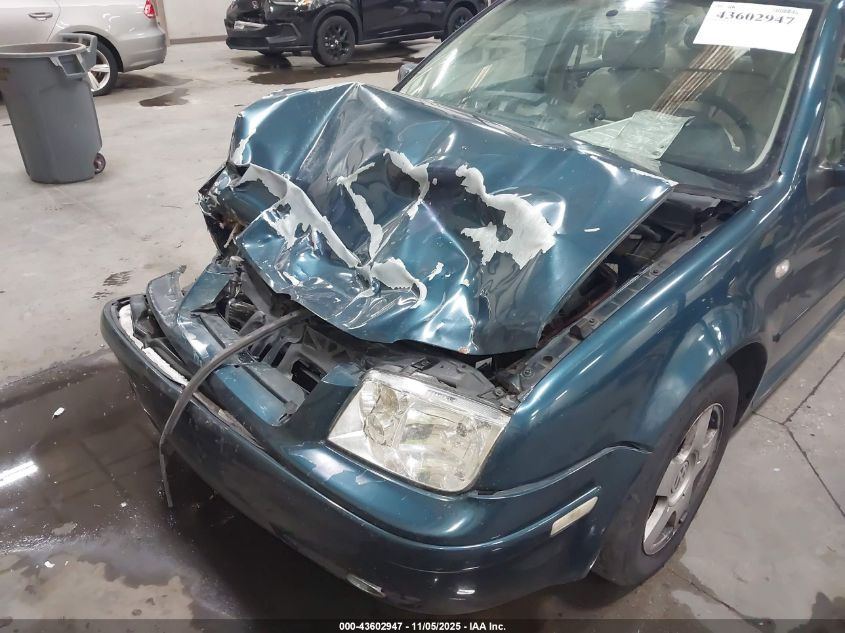 2001 Volkswagen Jetta Gl VIN: 3VWRS29M81M033004 Lot: 43602947