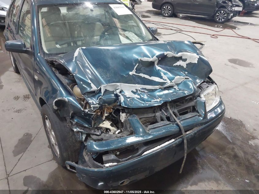 2001 Volkswagen Jetta Gl VIN: 3VWRS29M81M033004 Lot: 43602947