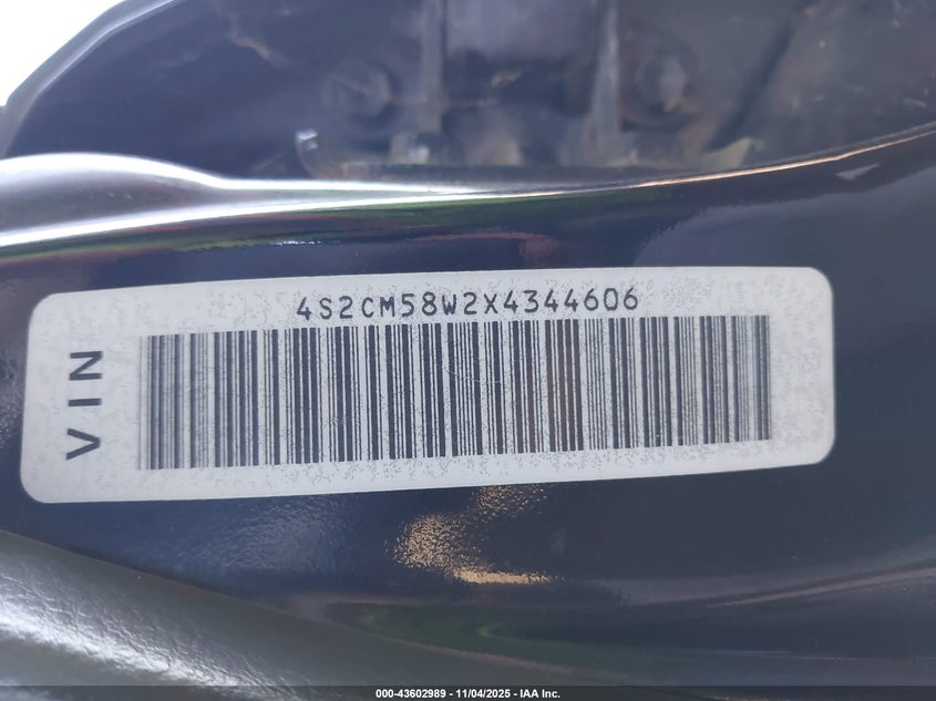 1999 Isuzu Rodeo Ls/Lse/S VIN: 4S2CM58W2X4344606 Lot: 43602989