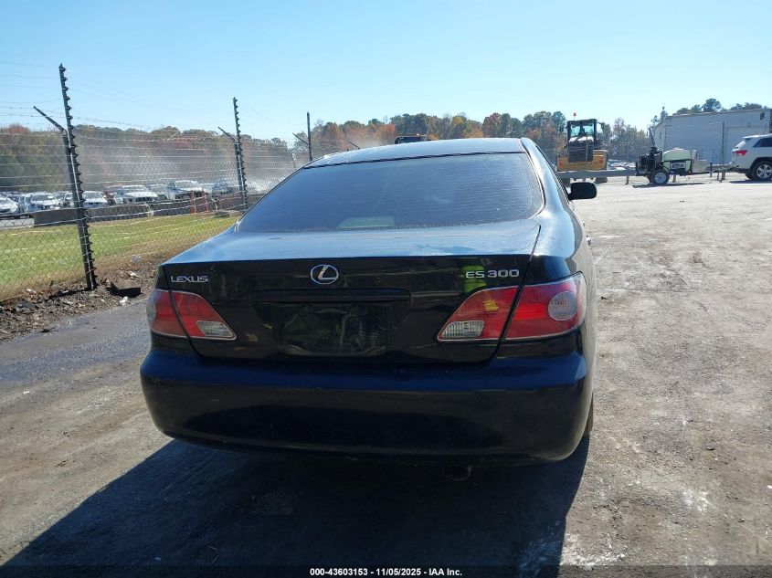 2003 Lexus Es 300 VIN: JTHBF30G536009928 Lot: 43603153
