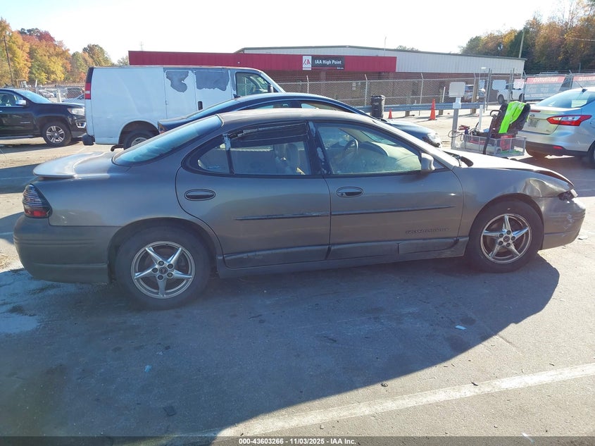 2000 Pontiac Grand Prix Gt VIN: 1G2WP52K8YF182271 Lot: 43603266