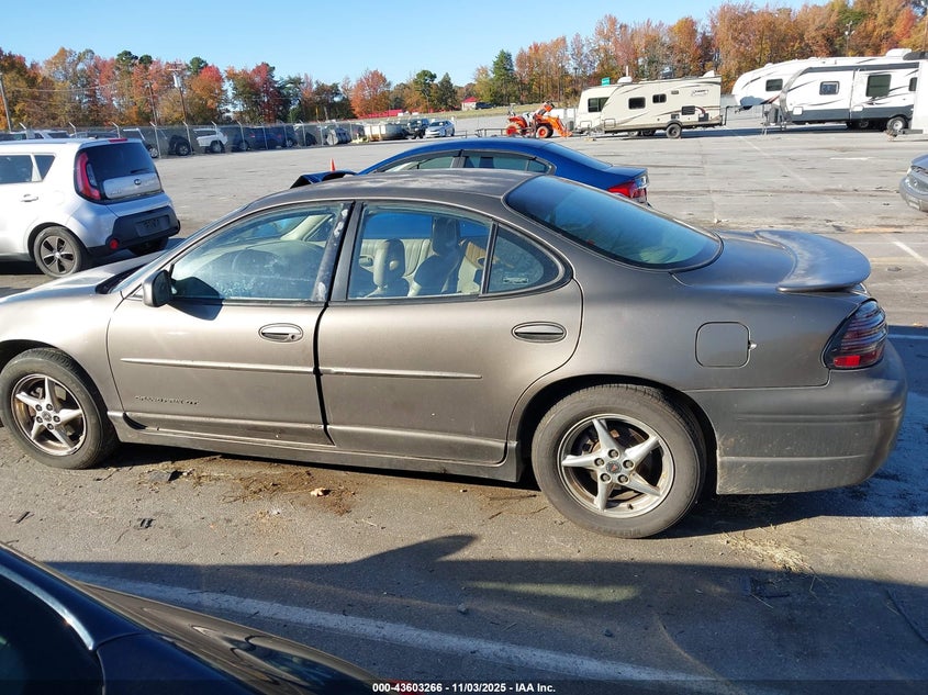 2000 Pontiac Grand Prix Gt VIN: 1G2WP52K8YF182271 Lot: 43603266