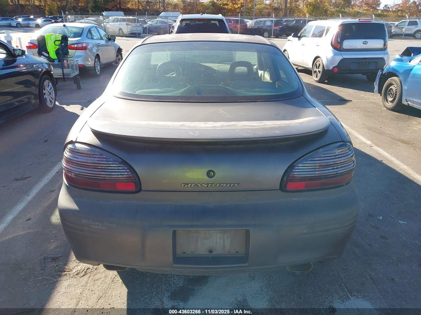 2000 Pontiac Grand Prix Gt VIN: 1G2WP52K8YF182271 Lot: 43603266