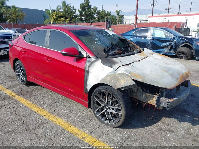 2019 HYUNDAI ELANTRA SPORT - KMHD04LB1KU860759