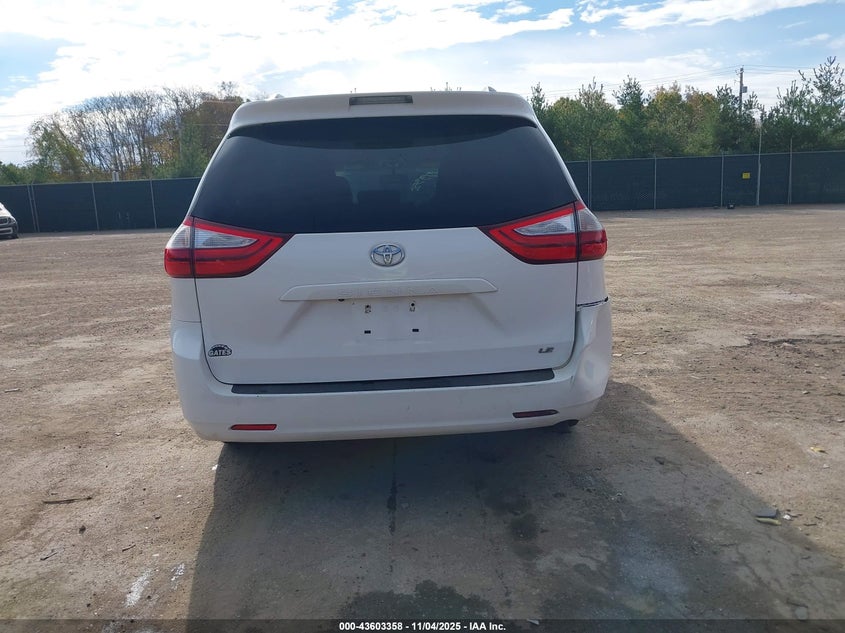 2015 TOYOTA SIENNA LE 8 PASSENGER - 5TDKK3DC5FS597337