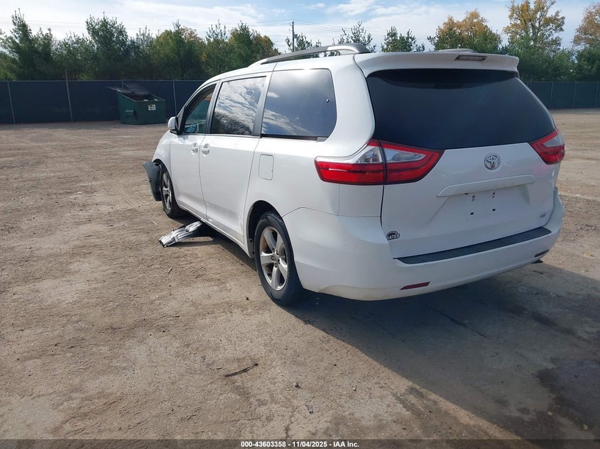 2015 TOYOTA SIENNA LE 8 PASSENGER - 5TDKK3DC5FS597337